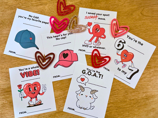 Valentine’s Day Class Pack & Heart Bookmarks