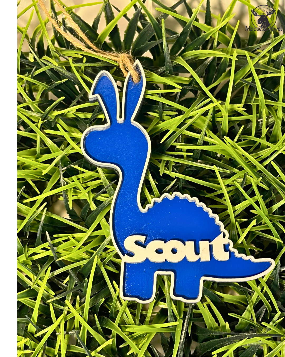 Dinosaur Easter Bag Tag