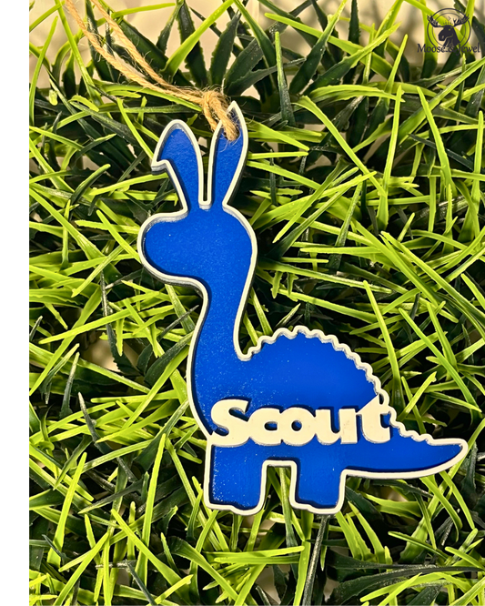 Dinosaur Easter Bag Tag