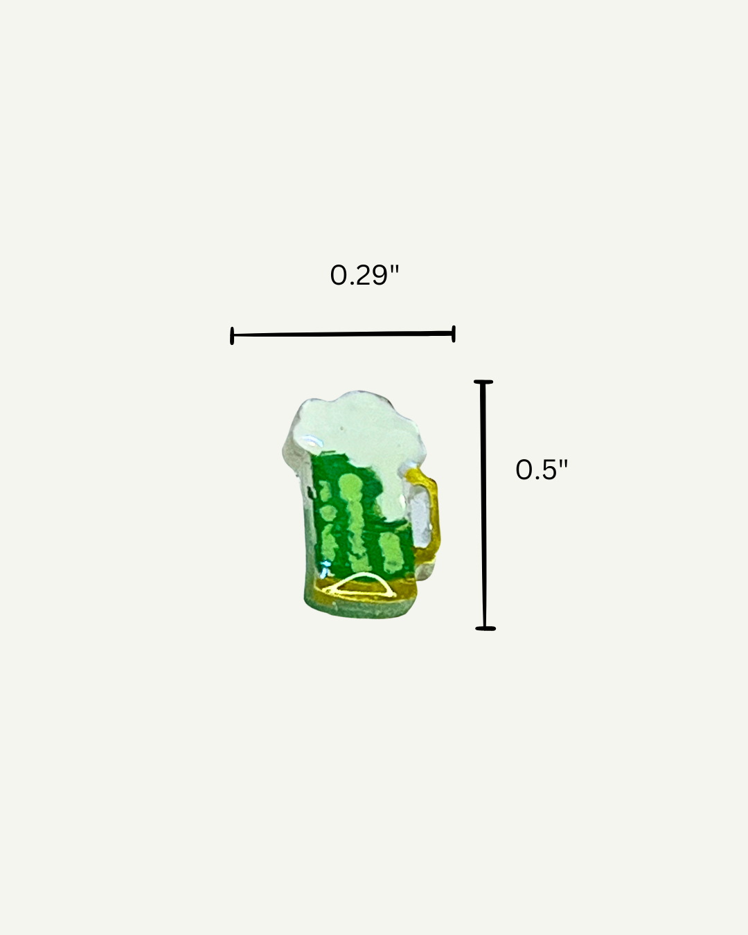 Green Beer Earrings 🍀🍻